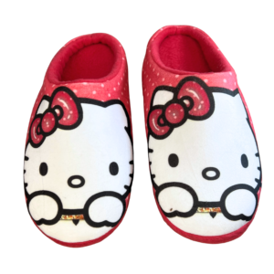Pantuflas Hello Kitty puntos